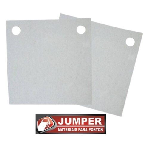 PAPELÃO FILTRANTE 7X7CM 2 FUROS FILTRO PRENSA 10KG