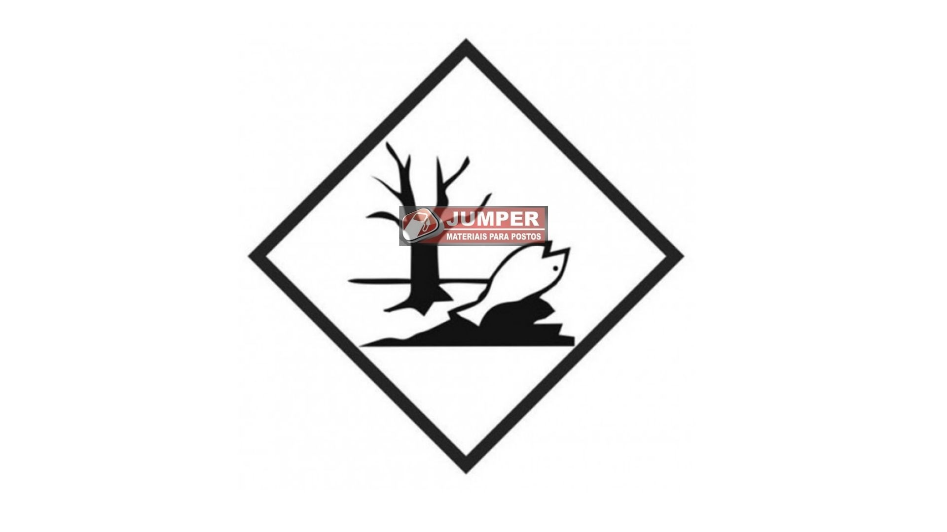 ROTULO SUBSTANCIAS PERIGOSAS - PERIGO AO MEIO AMBIENTE