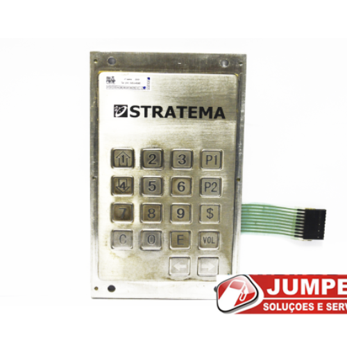 Teclado Inox Stratema Gerencial  – Recondicionado sem Chave