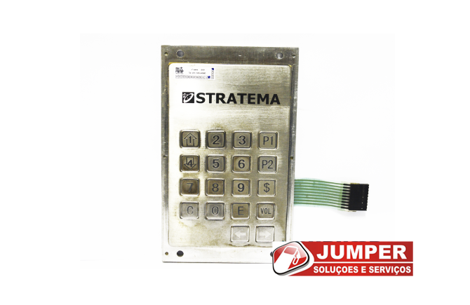 Teclado Inox Stratema Gerencial - Recondicionado sem Chave