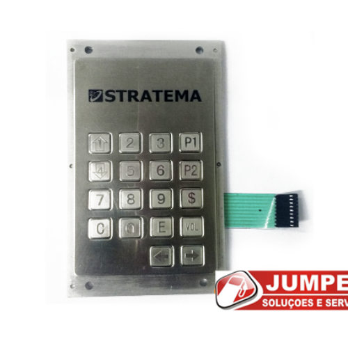 Teclado Inox Stratema Predeterminação ( A Base de Troca ) – Recondicionado