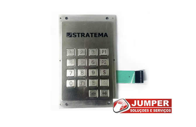 Teclado Inox Stratema Predeterminação ( A Base de Troca ) - Recondicionado