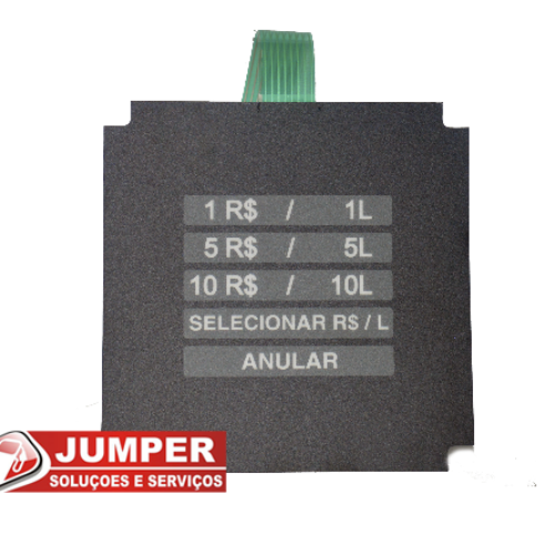 Teclado Membrana 5 botões Gilbarco